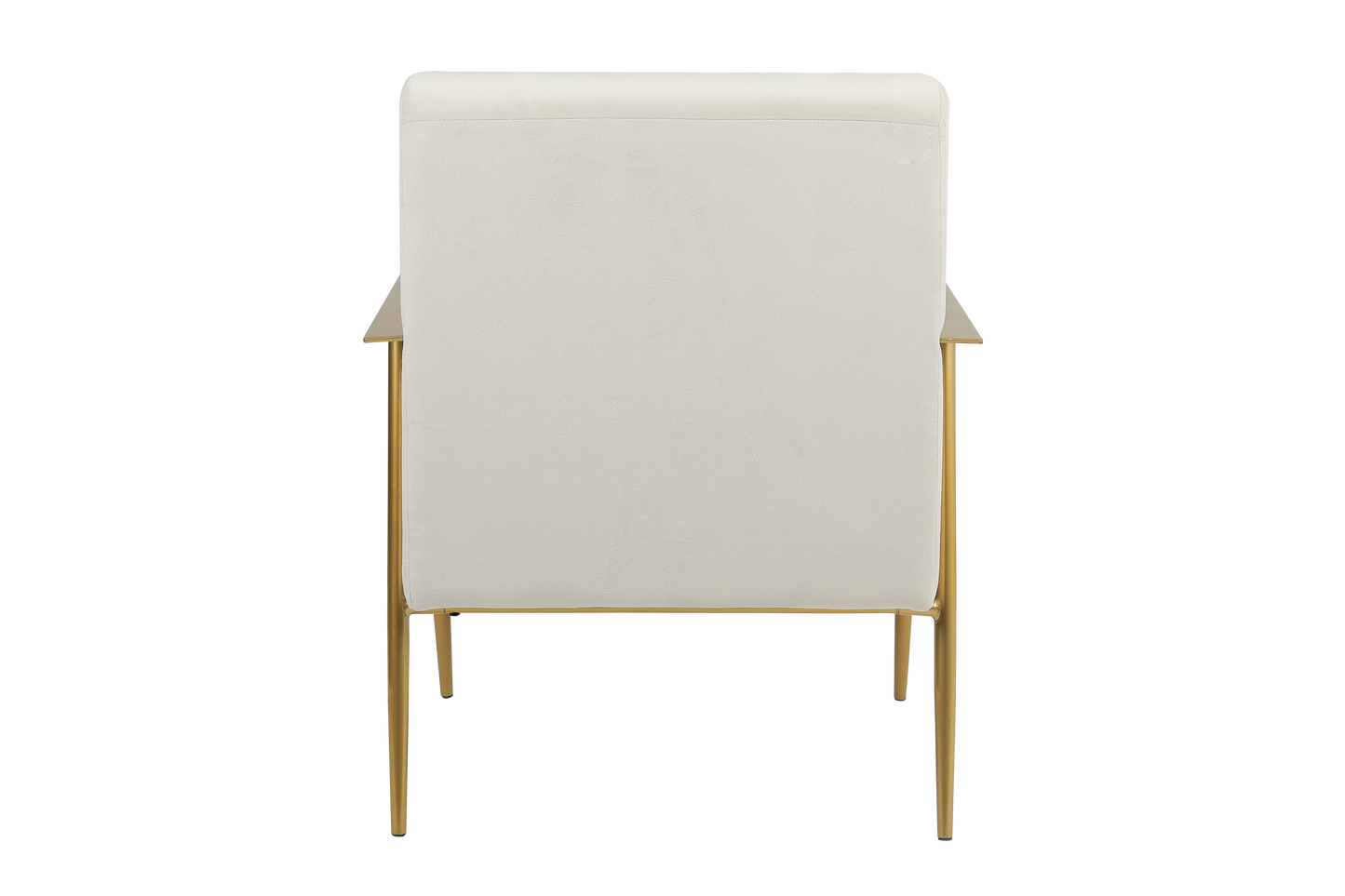 27.5'' Wide Velvet Accent Chair w/ Matte Gold Frame.