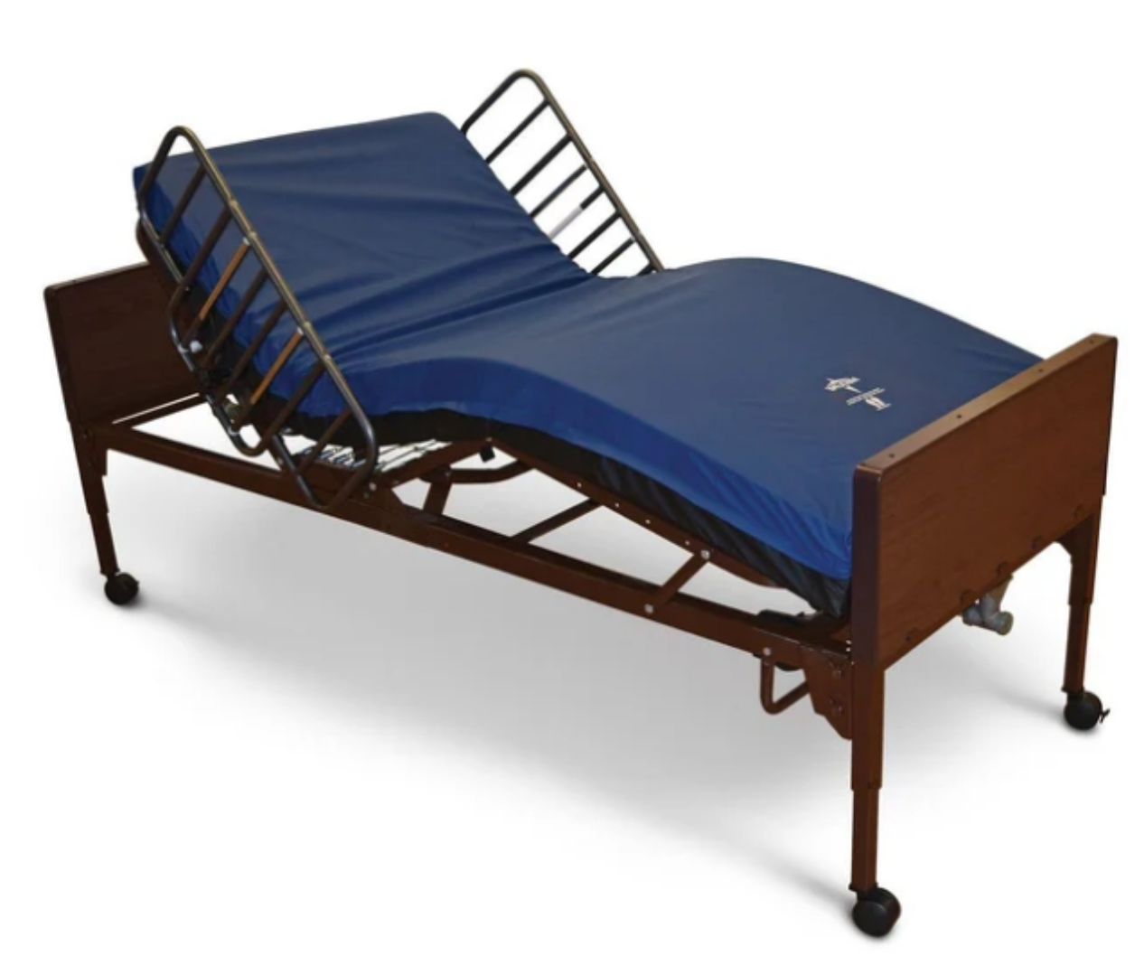 Electric Bed Rental – Head, Foot & Height Adjustment w/ Safety Rails