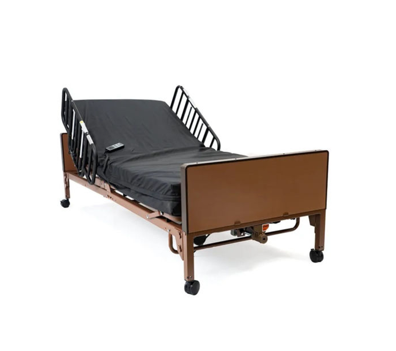 Electric Bed Rental – Head, Foot & Height Adjustment w/ Safety Rails
