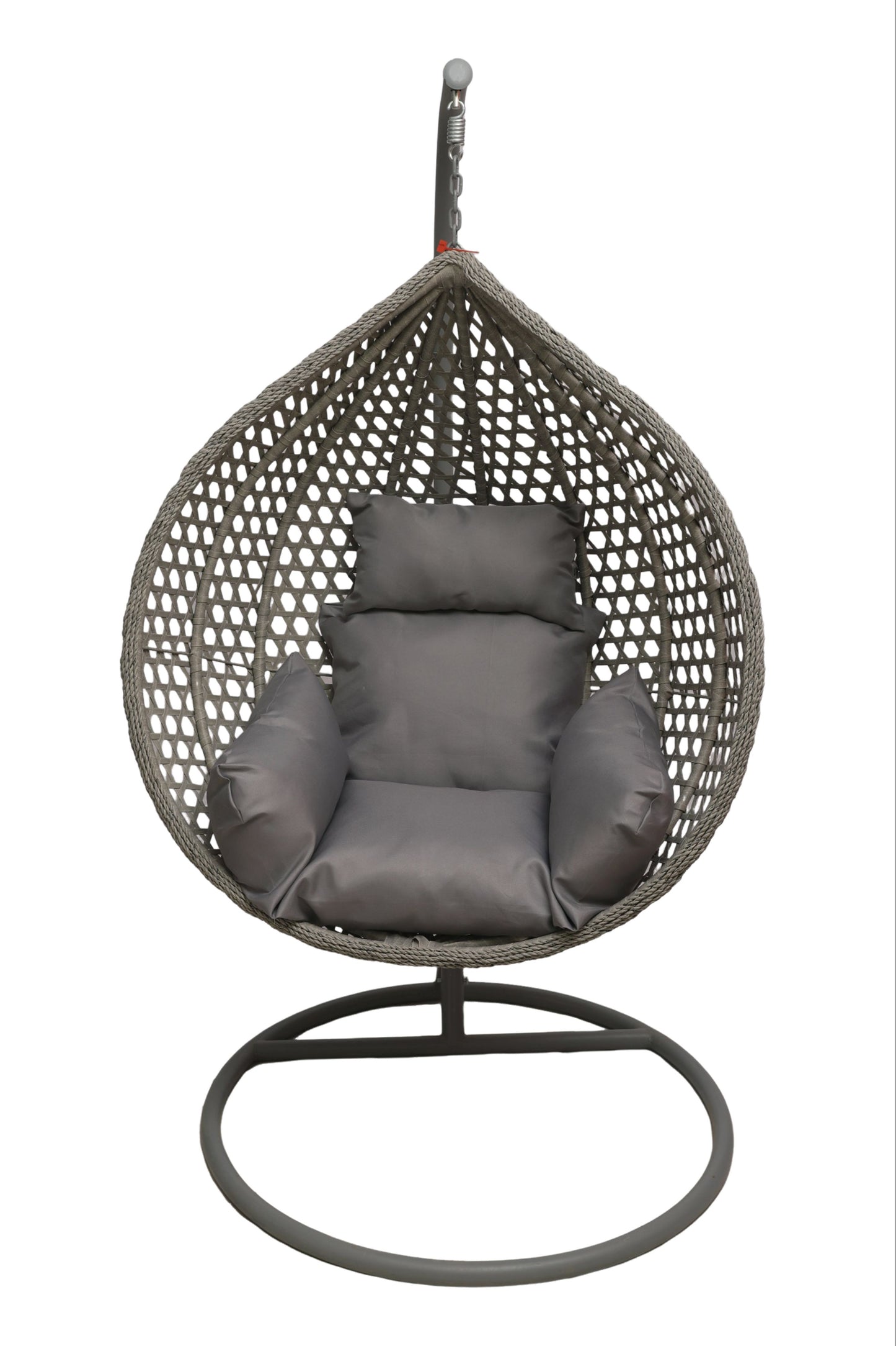 Multi Combination Patio Hanging Egg Chair w/ Stand & Large Cushions.