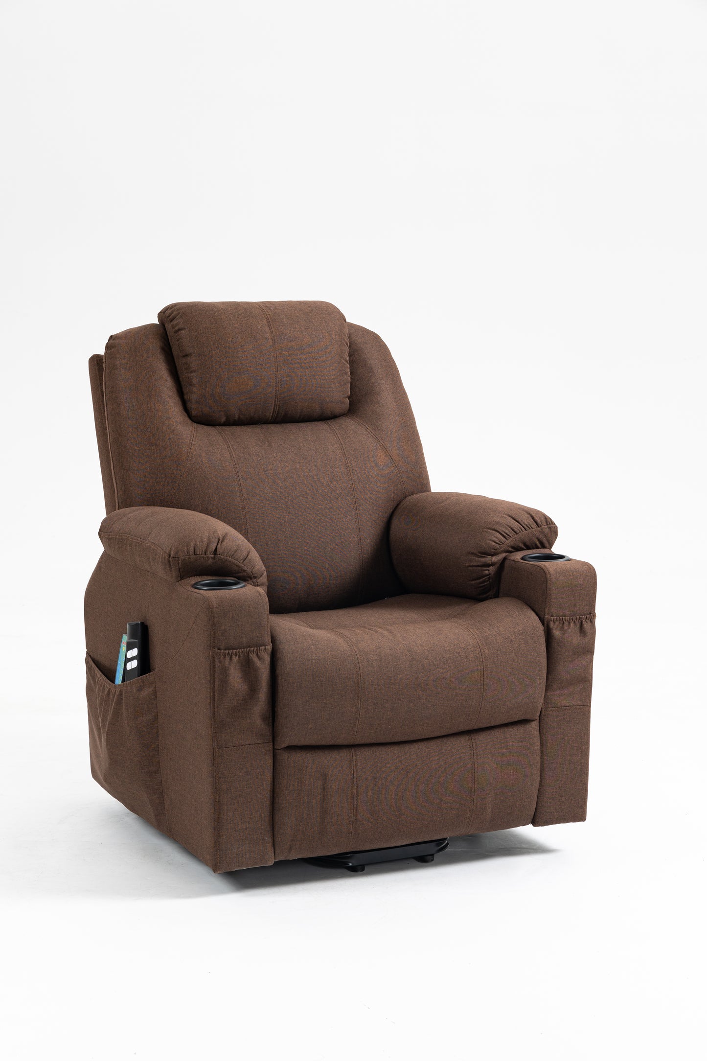 Fabric/Leather Power Lift Recliner Chair for Elderly w/ Side Pockets & Cup Holders Sale Ends September 20th, 2024, 2024!