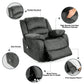 Soft Fabric Power Lift Recliner Chair for Elderly with Side Pockets & USB Ports, Supports up to 360 lbs