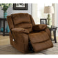 Soft Fabric Power Lift Recliner Chair for Elderly with Side Pockets & USB Ports, Supports up to 360 lbs