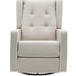 Nursery 360 Degree Swivel Gliding Rocking Recliner w/ Side Pocket