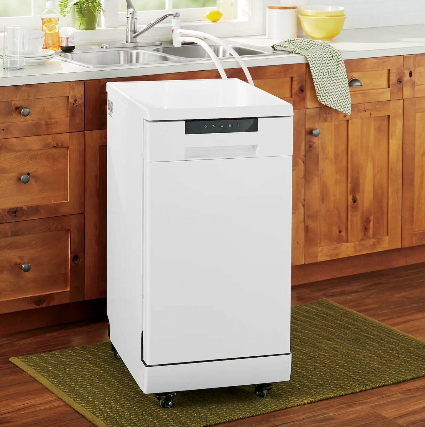 National 18 Inch Portable Dishwasher 8 Place Setting on Wheels