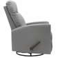 Fabric 360 Degree Swivel Gliding Rocking Recliner