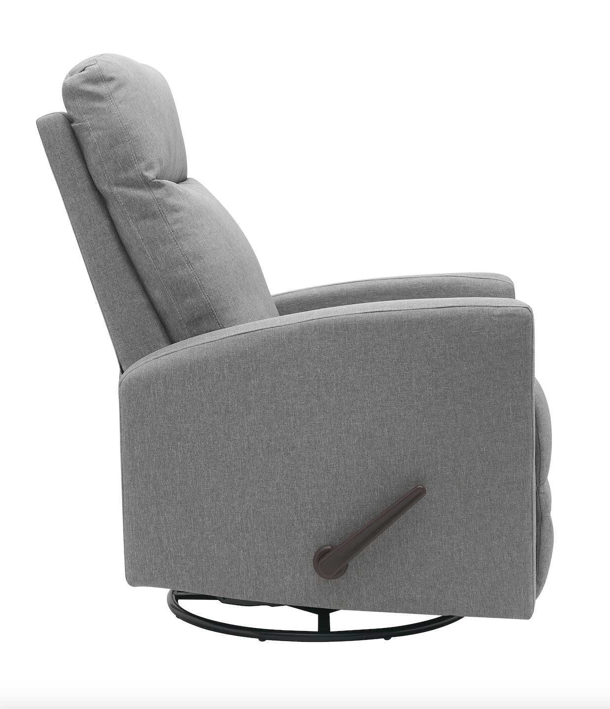 Fabric 360 Degree Swivel Gliding Rocking Recliner