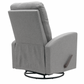 Fabric 360 Degree Swivel Gliding Rocking Recliner