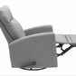 Fabric 360 Degree Swivel Gliding Rocking Recliner