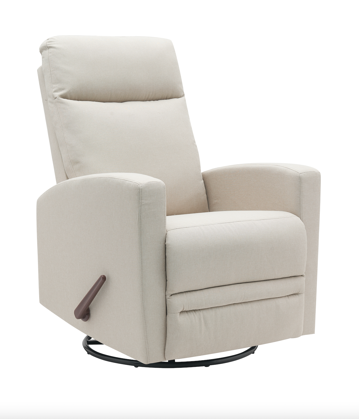 Fabric 360 Degree Swivel Gliding Rocking Recliner