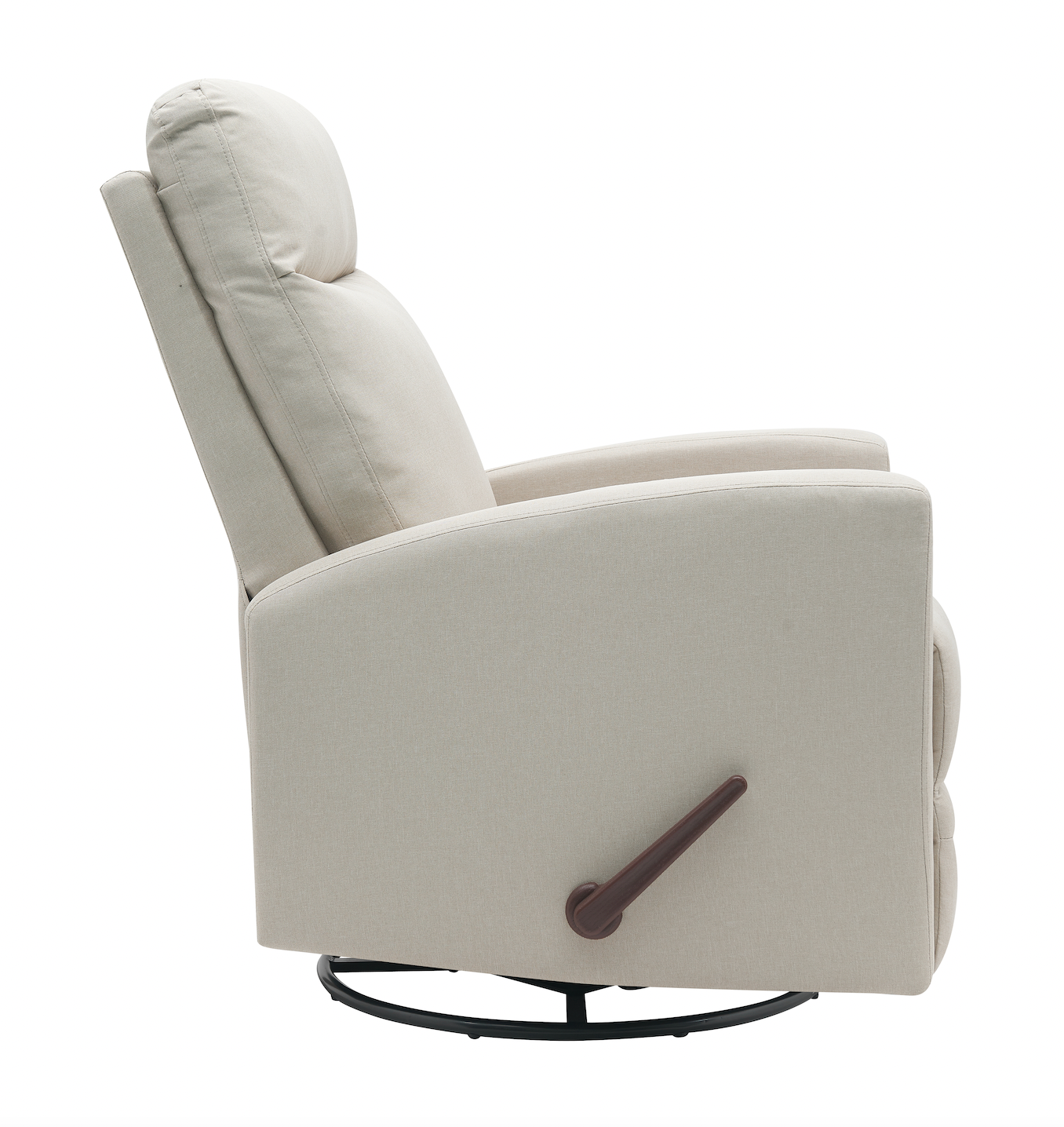 Fabric 360 Degree Swivel Gliding Rocking Recliner