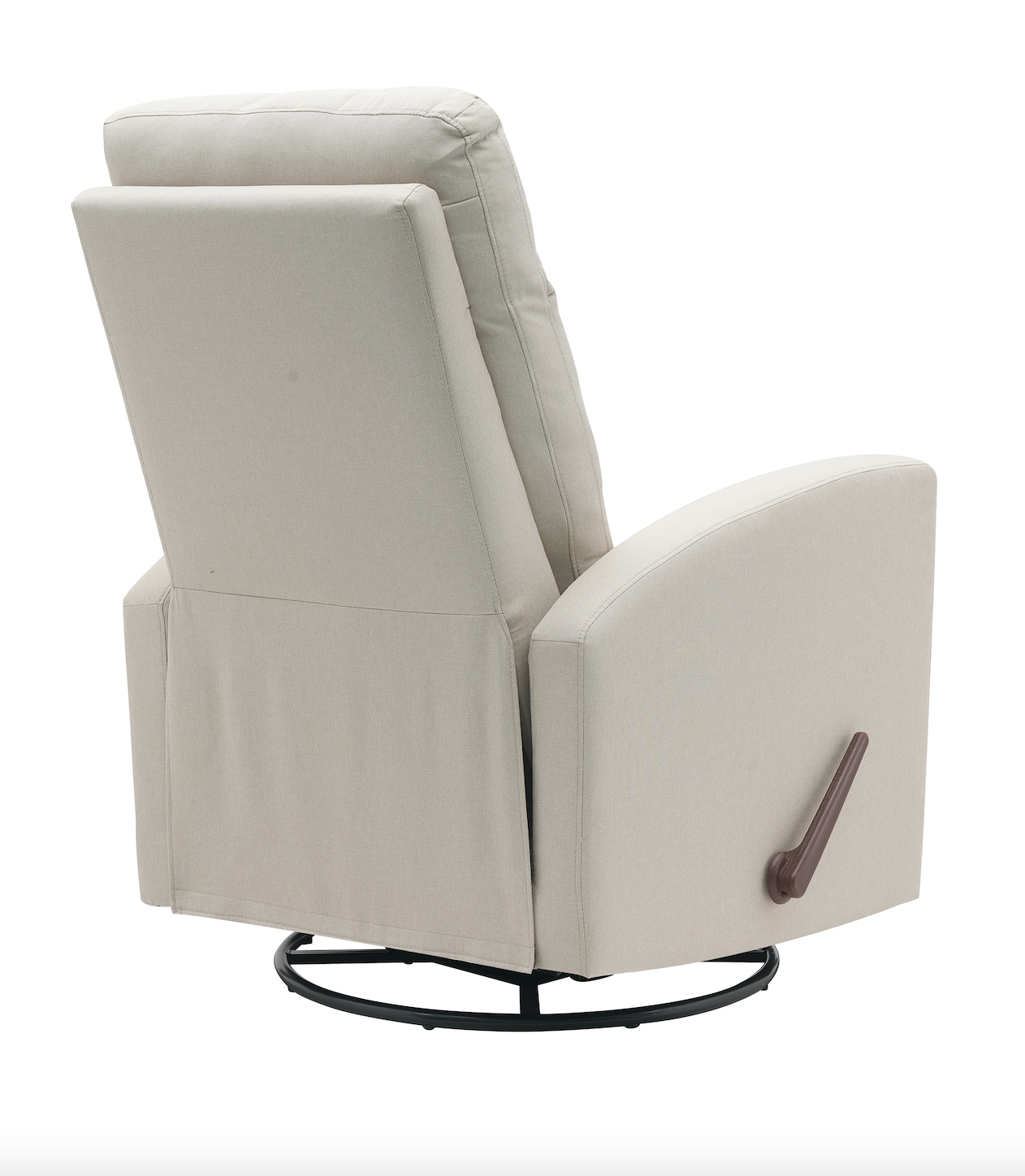 Fabric 360 Degree Swivel Gliding Rocking Recliner