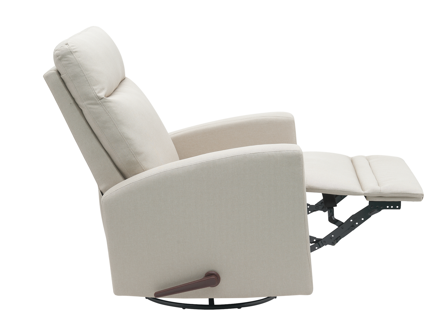 Fabric 360 Degree Swivel Gliding Rocking Recliner