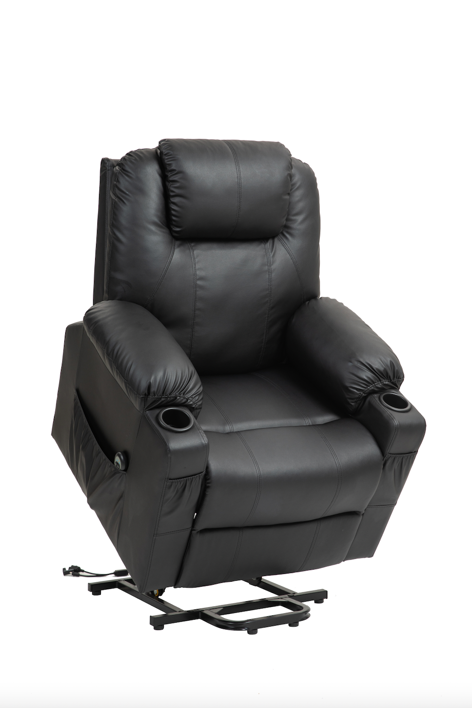 Fabric/Leather Power Lift Recliner Chair for Elderly w/ Side Pockets & Cup Holders Sale Ends September 20th, 2024, 2024!