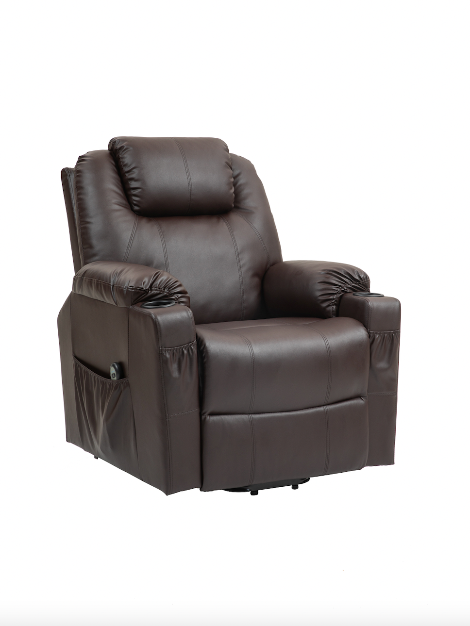 Fabric/Leather Power Lift Recliner Chair for Elderly w/ Side Pockets & Cup Holders Sale Ends September 20th, 2024, 2024!