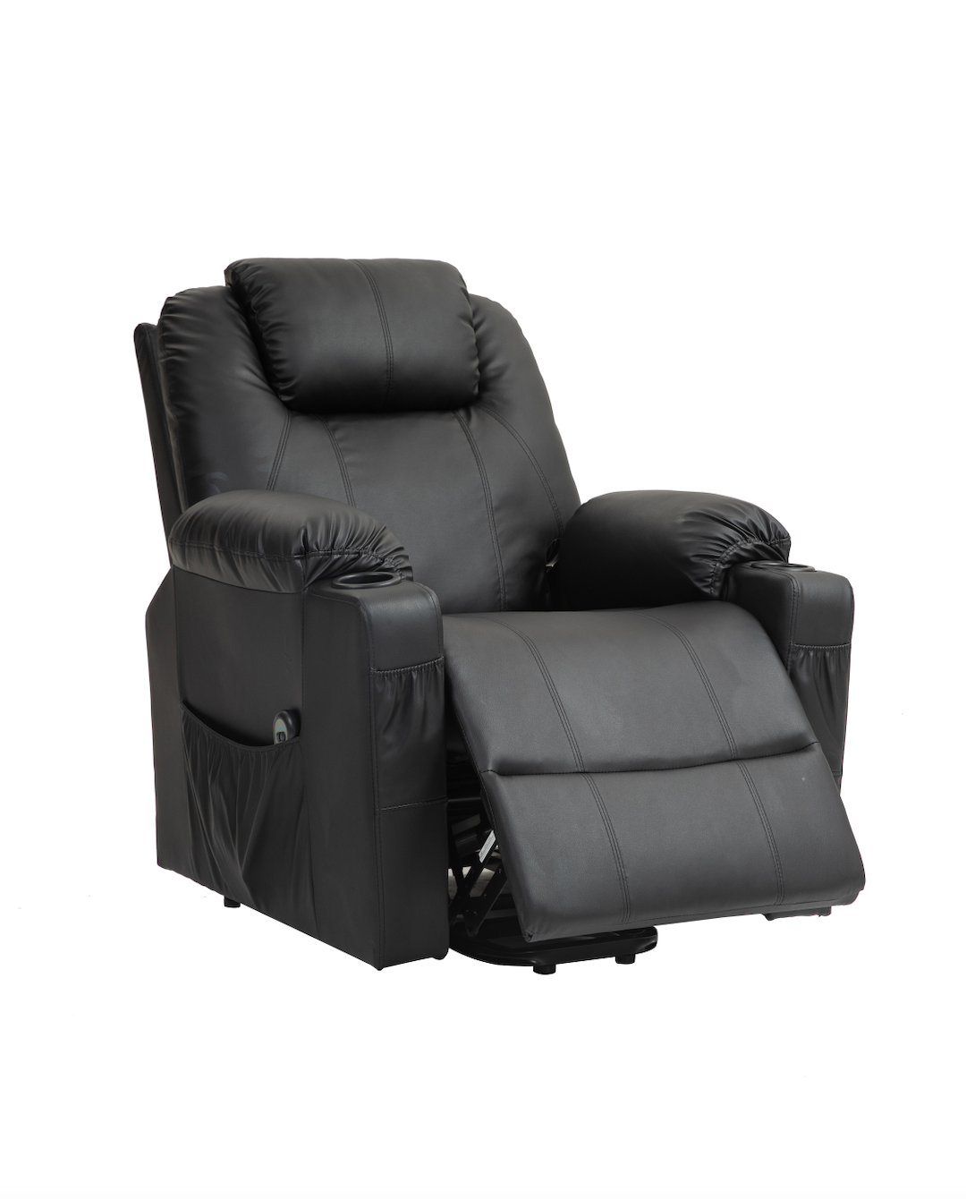 Fabric/Leather Power Lift Recliner Chair for Elderly w/ Side Pockets & Cup Holders Sale Ends September 20th, 2024, 2024!