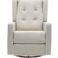 Nursery 360 Degree Swivel Gliding Rocking Recliner w/ Side Pocket