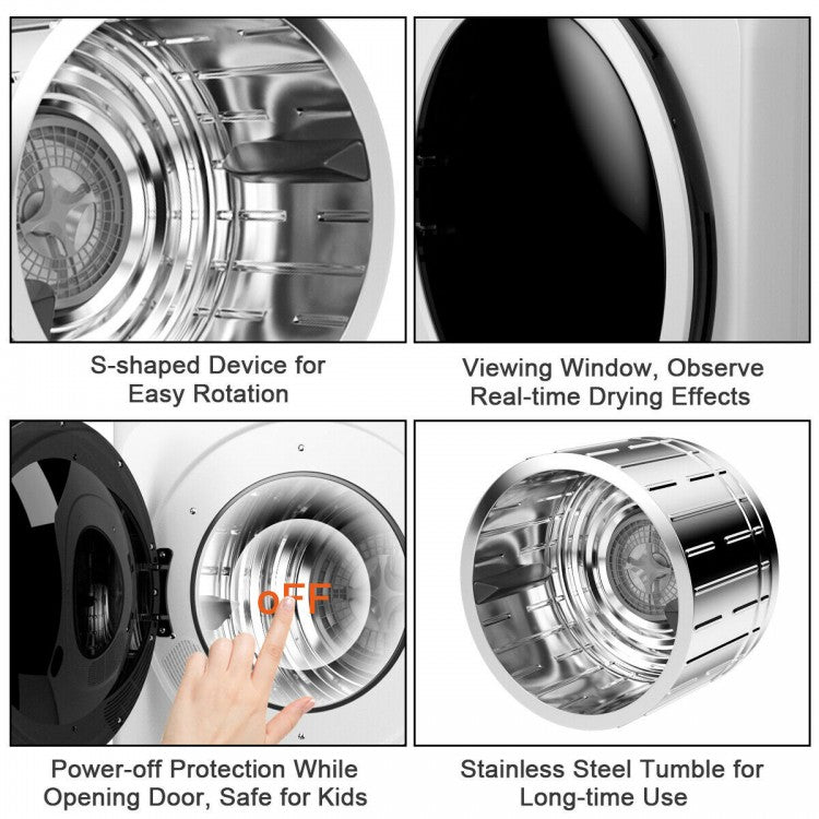 National 3.22 cu.ft. 110 volt Compact Electric Tumble Laundry Dryer