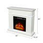 40 Inch Electric Fireplace w/ Mantel & Remote Control