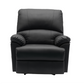 38 Inch Faux Leather Manual Recliner Chair with Heat & Massage