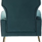 Teal Tufted Velvet Accent Chair